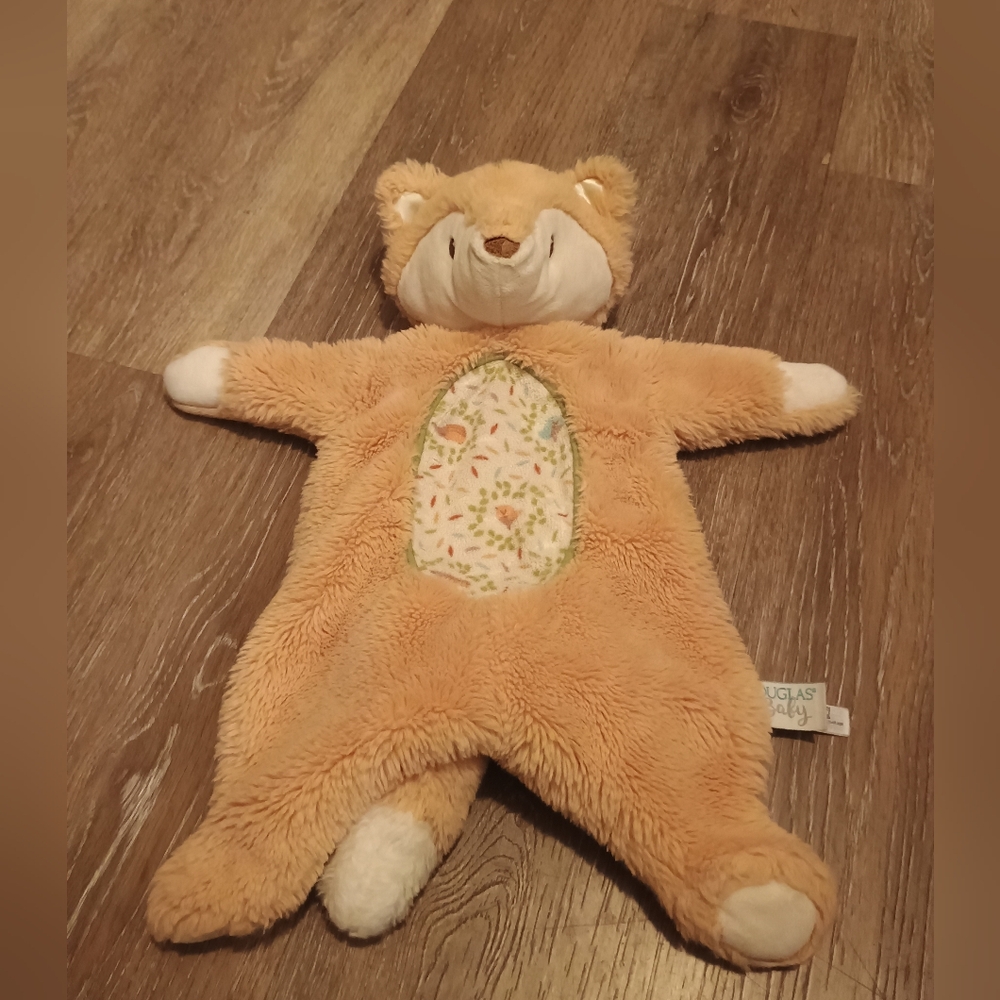 Douglas Baby Jordon Fox Sshlumpie Lovey Security Blanket Cuddle Toy Flat Plush - Picture 2 of 11